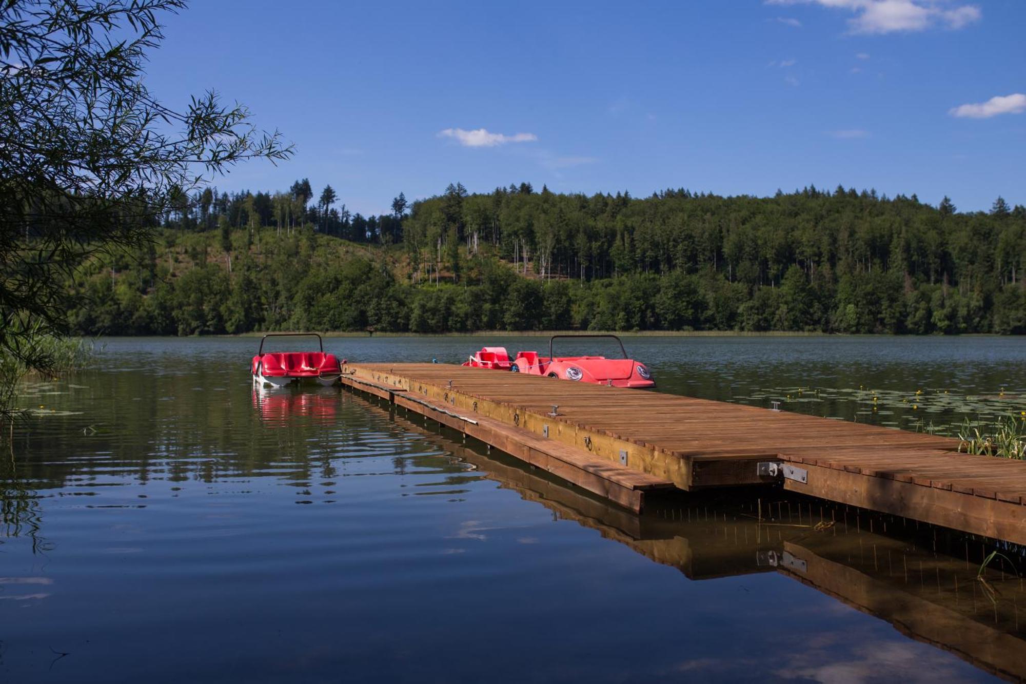 Malinowe Wzgórze domki 60 m2 z balią na wyłączność Krzeszna Exterior foto
